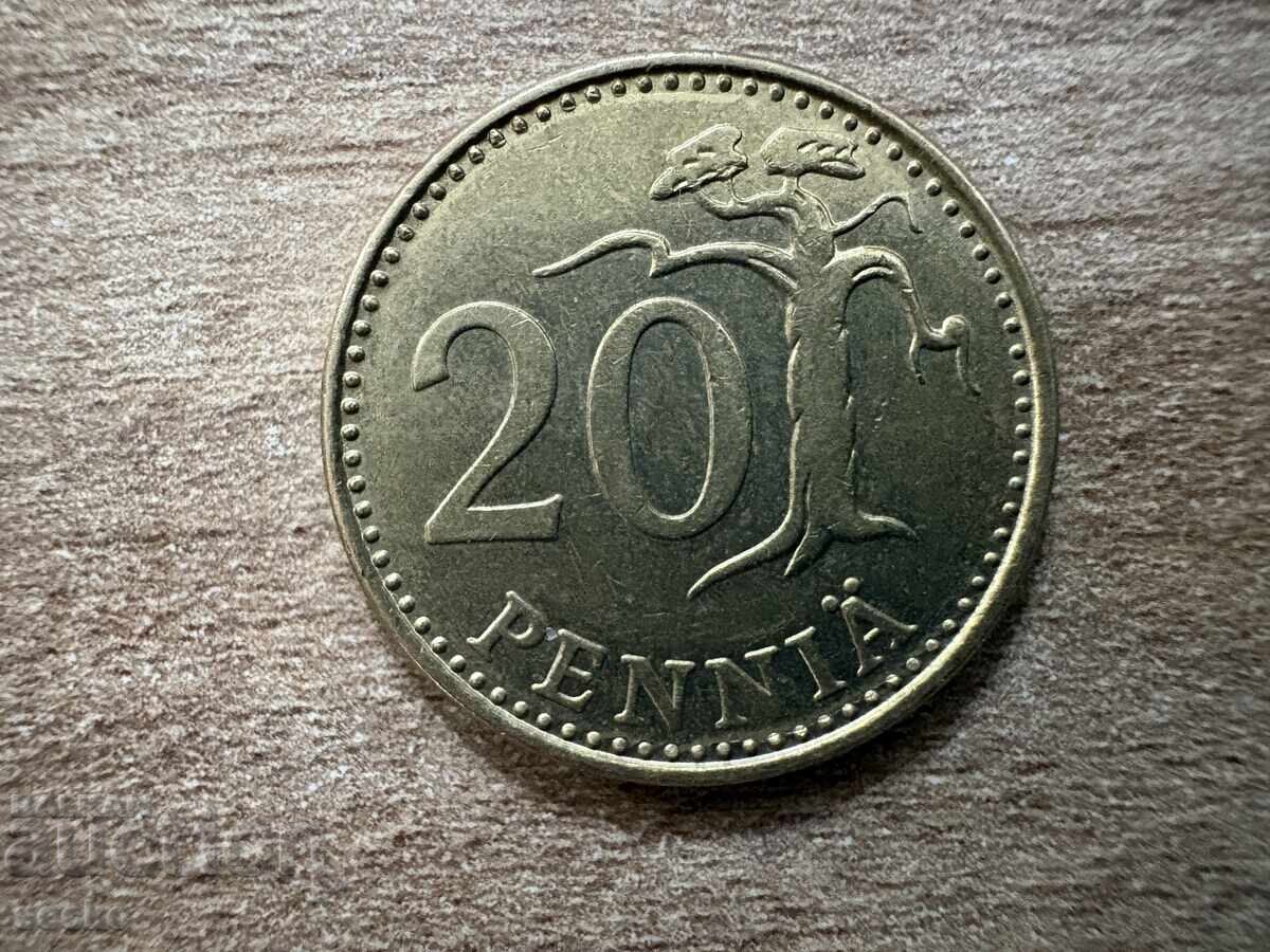 Finlanda - 20 penni (1982)