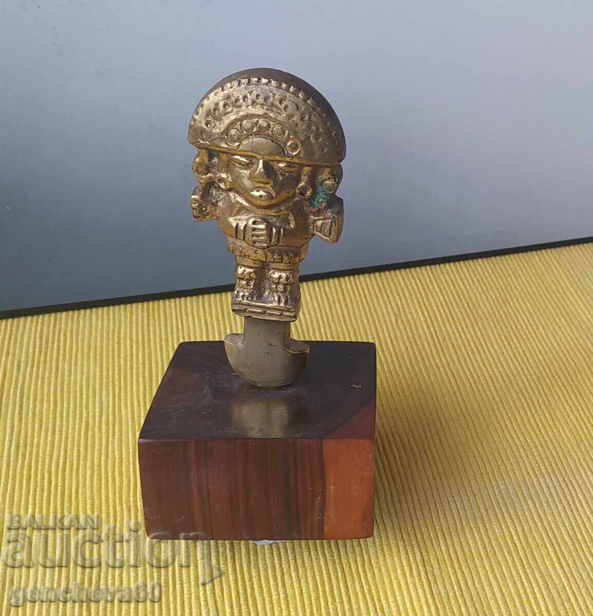 Livrarea Cuțit ceremonial peruan vintage din bronz TUMI -