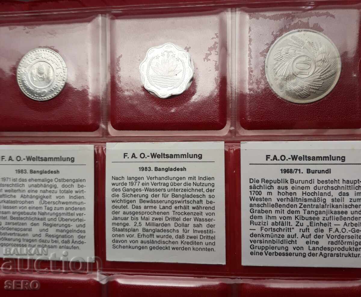 F.A.O - lot 6 monede cu preț € 12.01 | 23.49 BGN