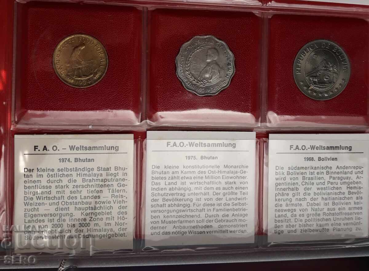 Licitație F.A.O - lot 6 monede