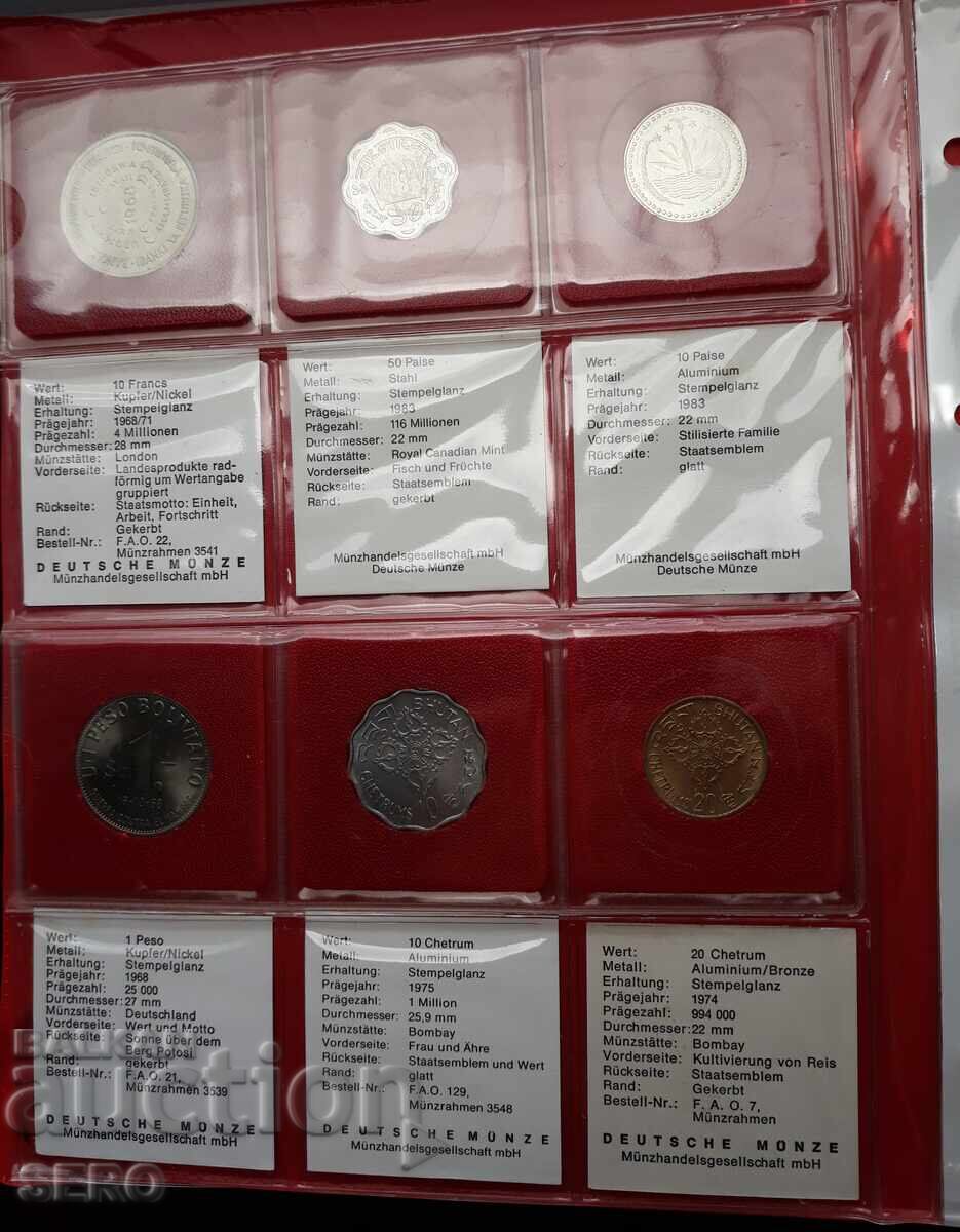 Livrarea F.A.O - lot 6 monede