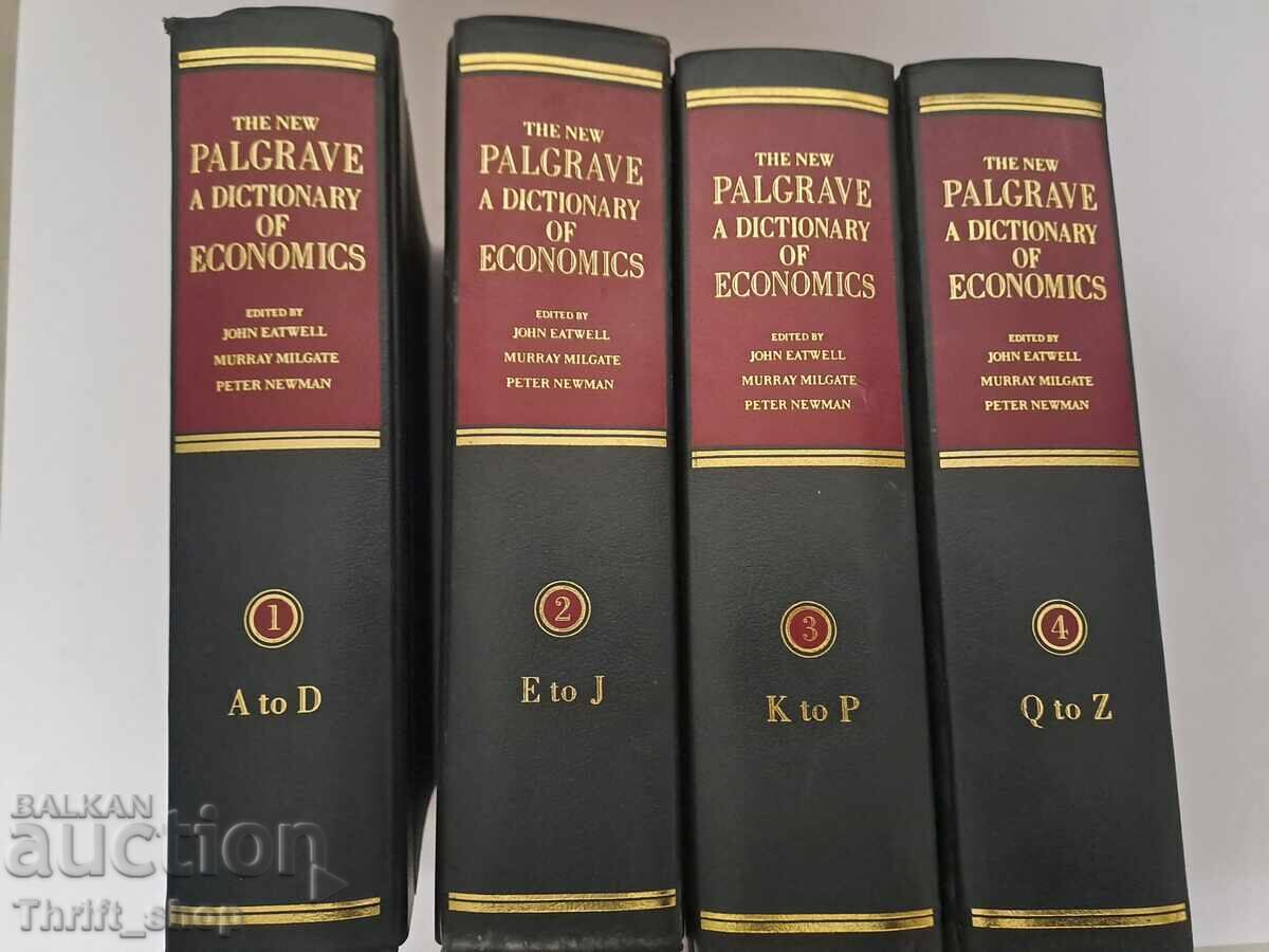 The New Palgrave A Dictionary of Economics x 4 - Massive edition