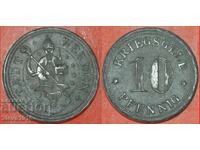 Ⰺ WERDEN*GERMANY 10 PFENNIGS NOTGELD ND 1916-1917! ELBERFELD