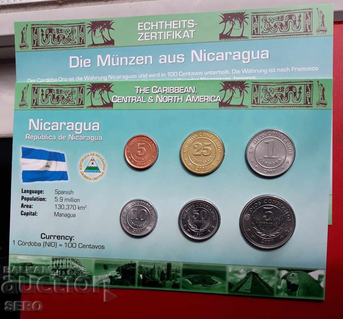 Νικαράγουα-ΣΕΤ 1997-2007 από 6 νομίσματα