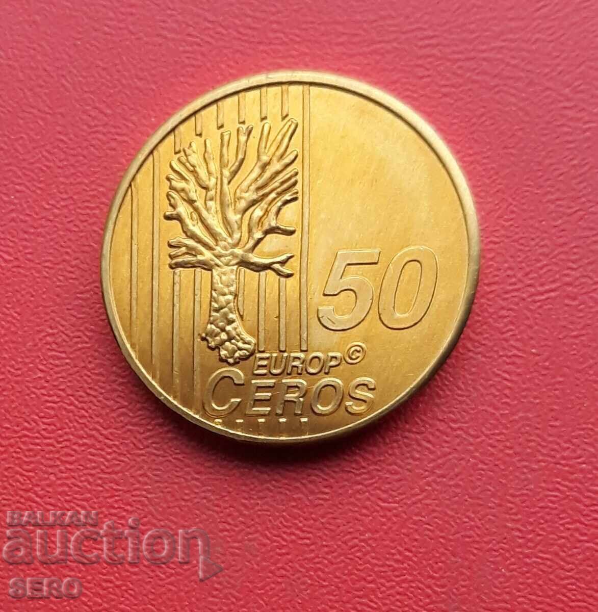 Ватикана-50 евроцента 2006-пробни