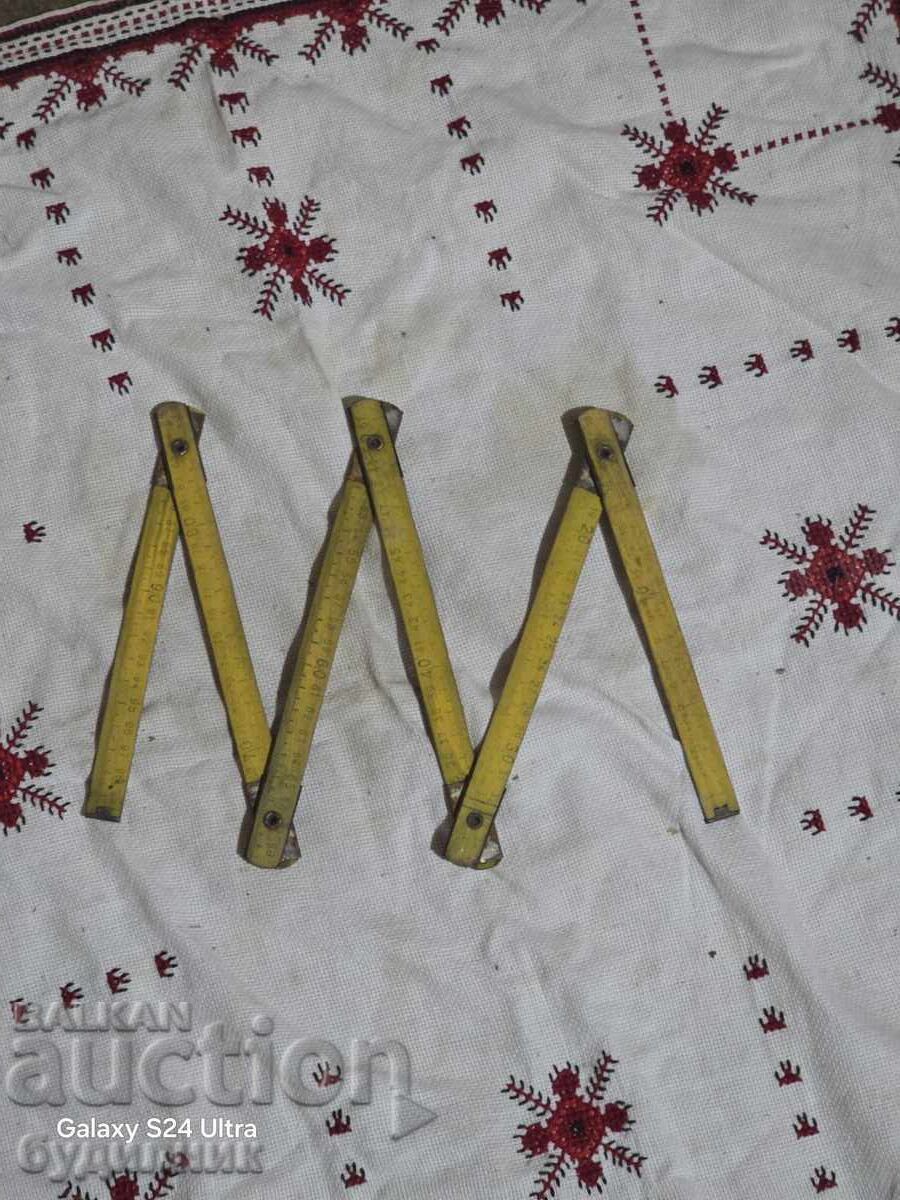 Old wooden meter stick from the socialist era. BZC. Sale. Listing over 200.