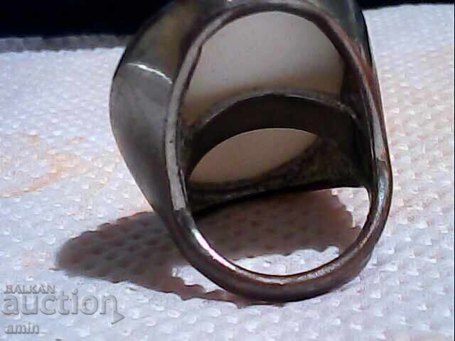 Auction Massive Silver-Plated Ring Auction Massive Silver-Plated Ring