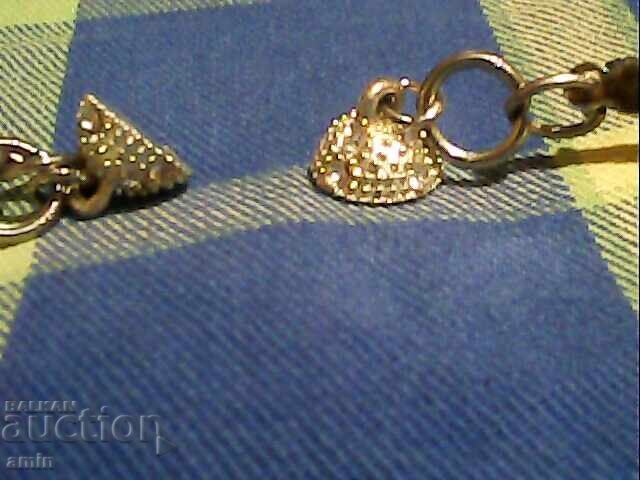 όμορφο κολιέ από μαργαριτάρια και κρύσταλλα Swarovski - 5