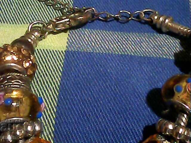 Licitație Brățară superbă din cristale tip Pandora