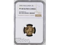 2 stotinki 2002, NGC PF 68, grad maxim!