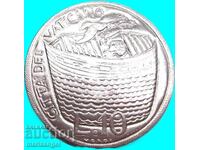 10 Лири 1975 Ватикан