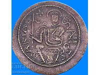 Hungary Follis Béla III St. Mary with Christ and Lily 27mm 3.3g