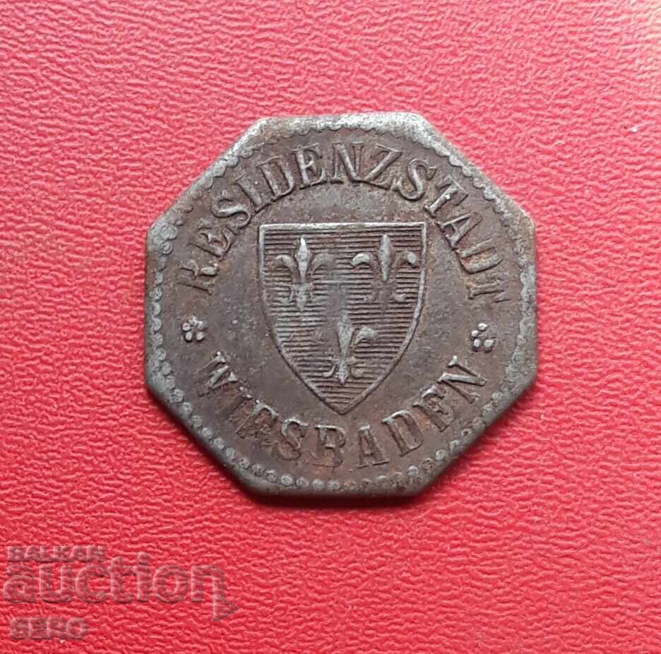Germania-Hessa-Wiesbaden-10 pfennigi 1917 cu preț € 3.01 | 5.89 BGN