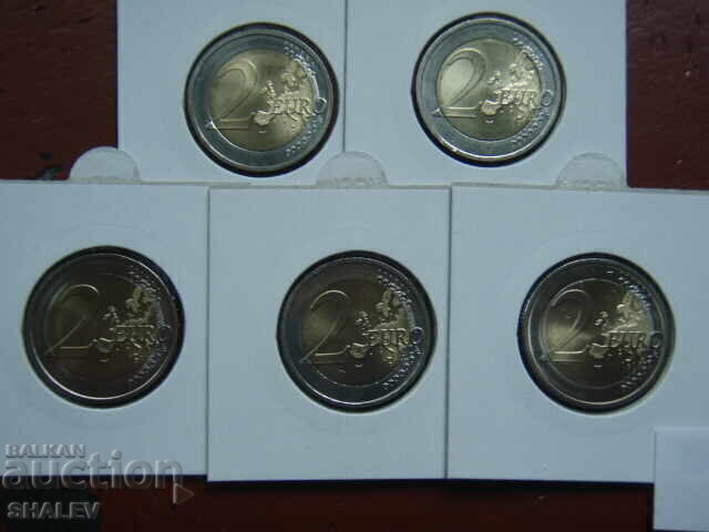 2 Euro 2019 Germania "Zidul Berlinului" A,D,F,G,J /Germaniya 2 evro - 6