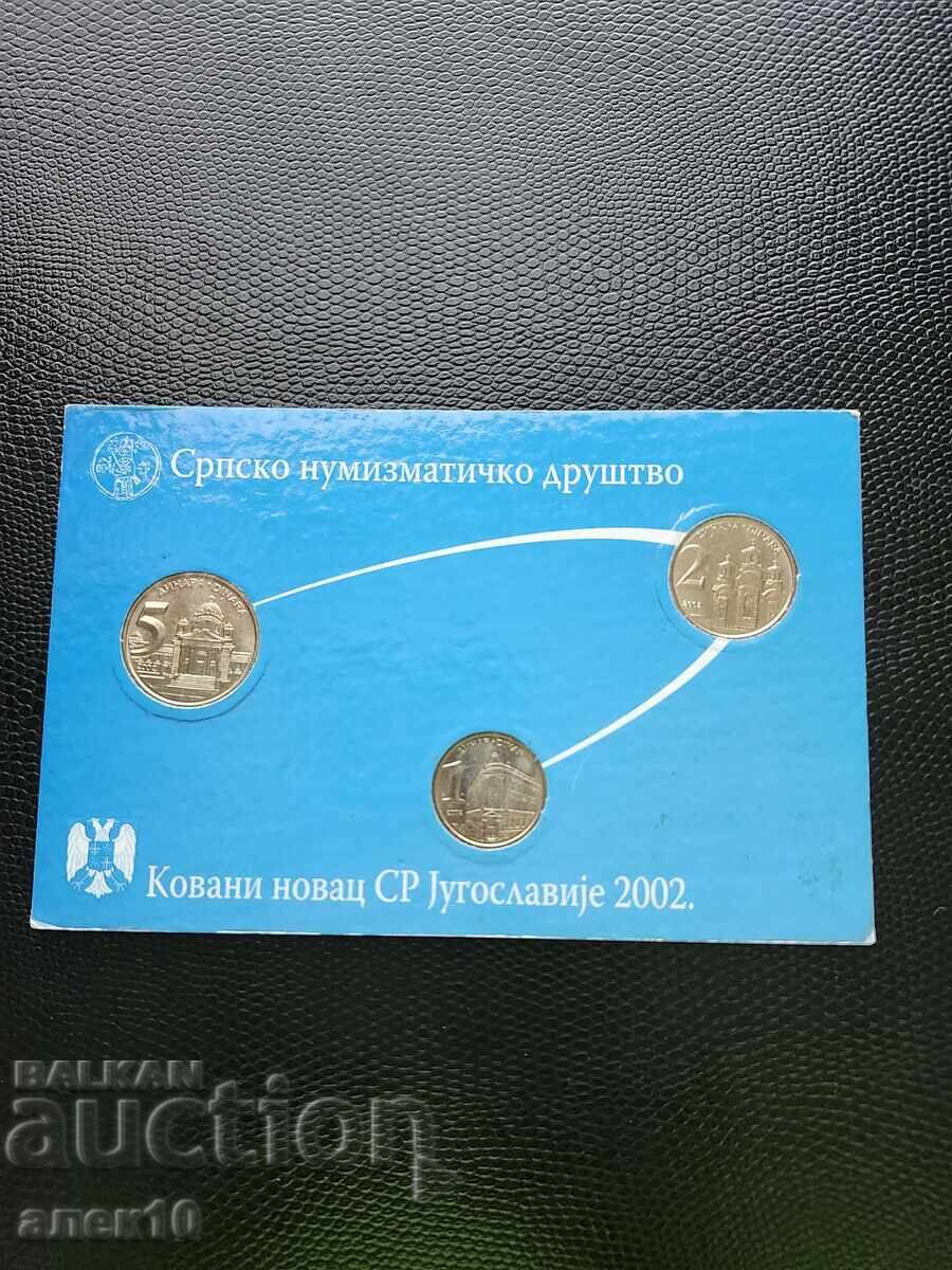 Set Iugoslavia 2002 d cu preț € 1.80 | 3.52 BGN