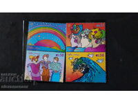 Филателия. Блокове без печат с карнетки.