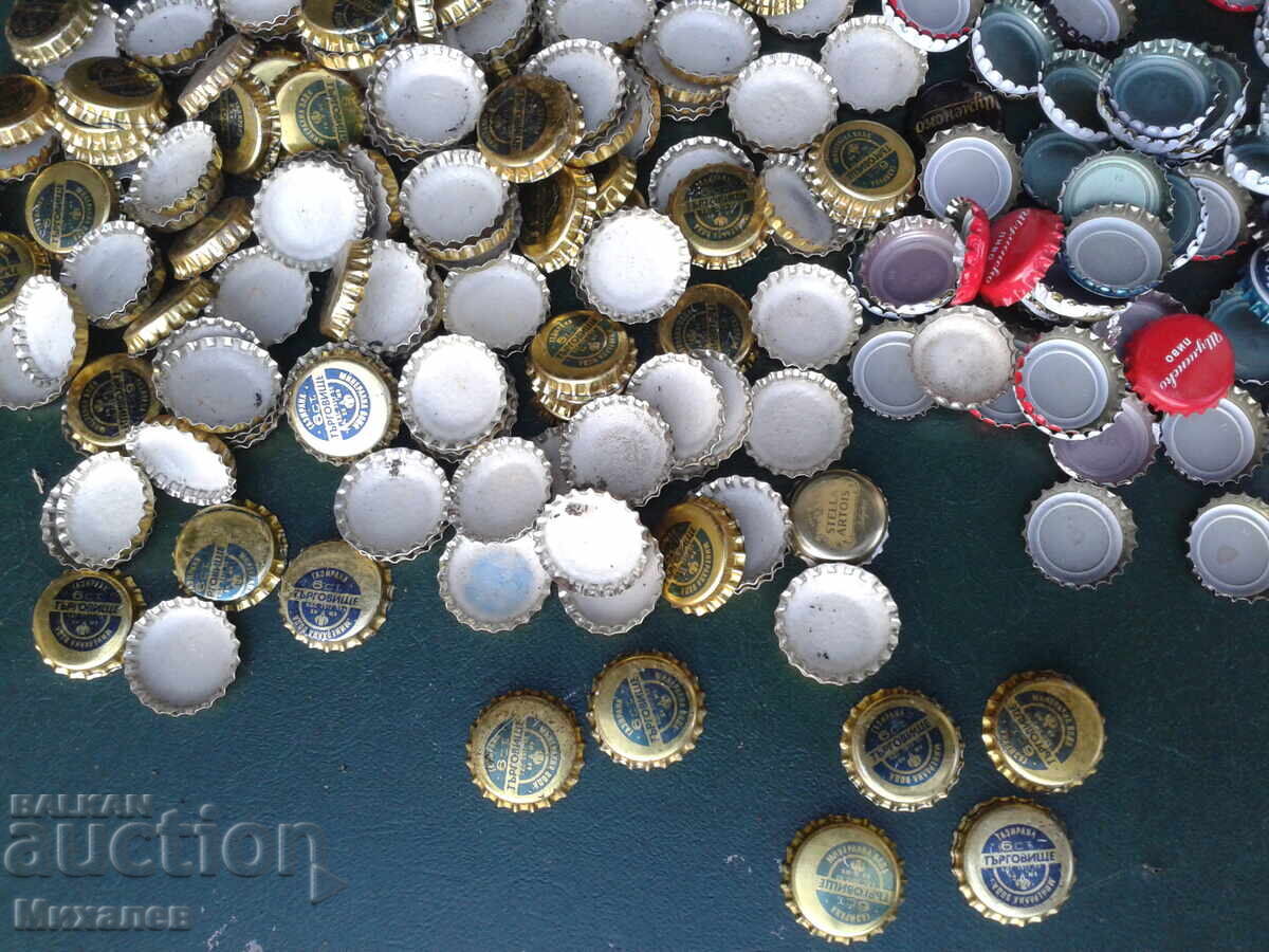 ламаринени капачки от бира и безалкохолни + запалка ПЕПСИ с цена € 0.01 | 0.02 лв.