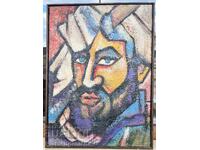 AUTOPORTRET TABLOU KOI PICTURĂ ȚVETKO ȚVETKOV CERVEN BRYAG SEMNAT