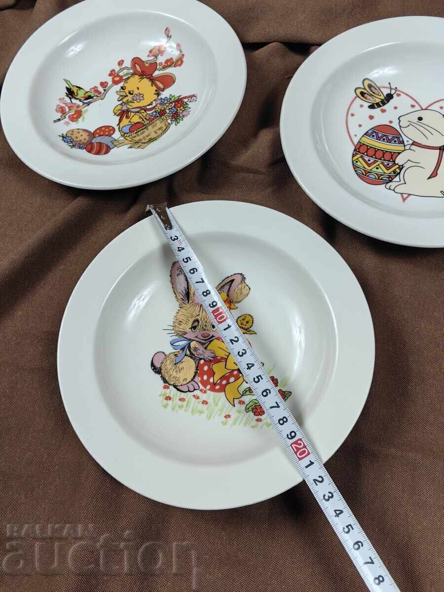 FARFURII RARE DIN PORȚELAN SOCIALIST CU MOTIV PENTRU COPII PAȘTE RAZGRAD - 6