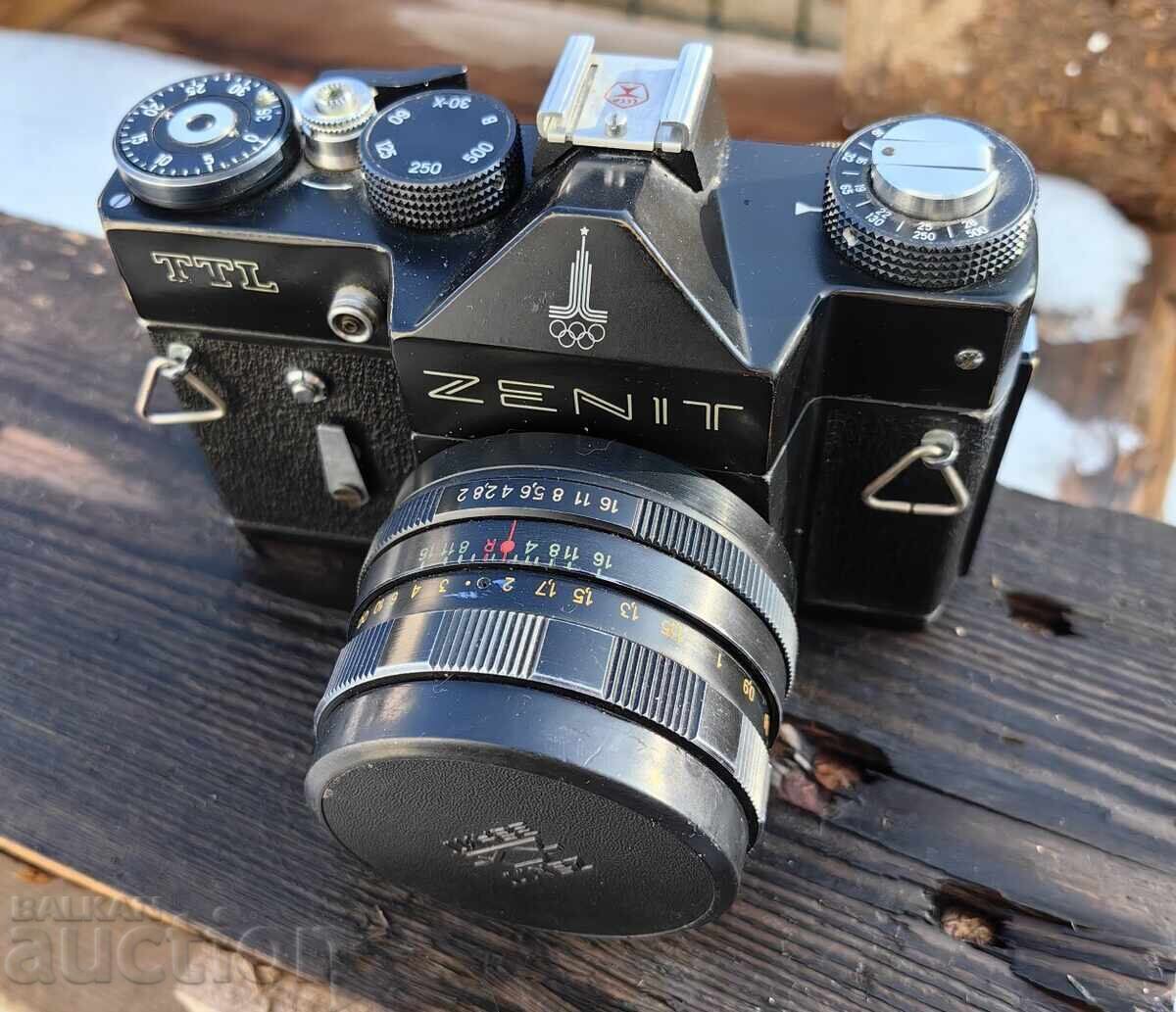 APARAT FOTO VECHI ZENIT ZENIT OLIMPIADA OBIECTIV HELIOS - 5