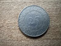 Surinam - 25 cenți (1962)