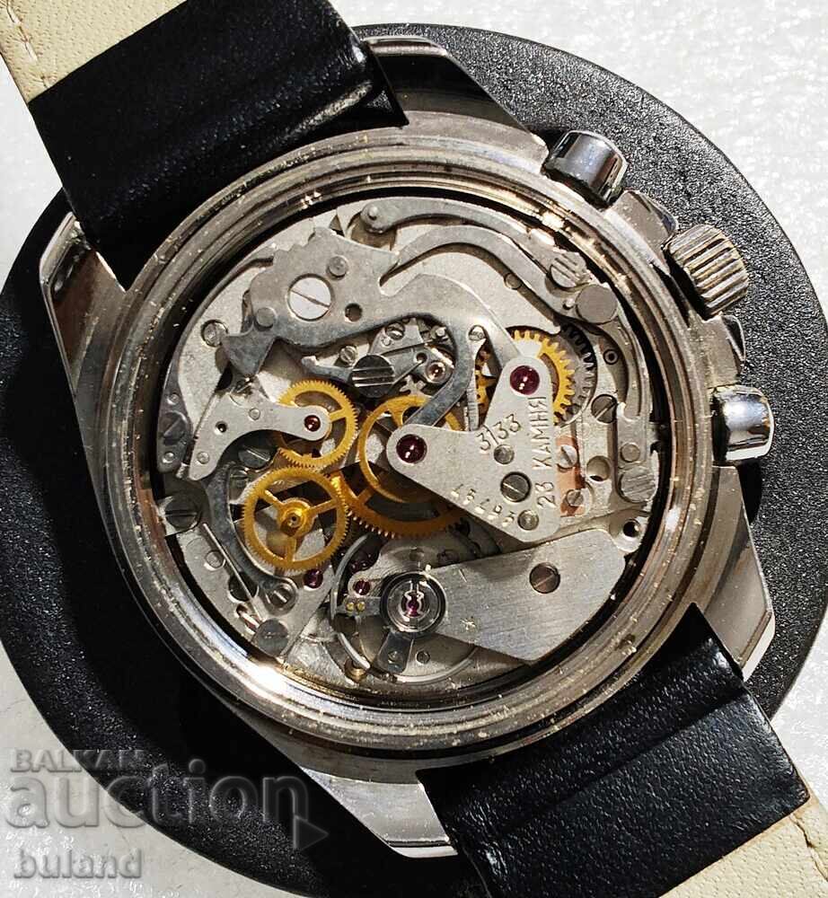 Ceas Sovietic Vostok Komandirskie Cronograf 3133 URSS - 6 Ceas Sovietic Vostok Komandirskie Cronograf 3133 URSS - 6