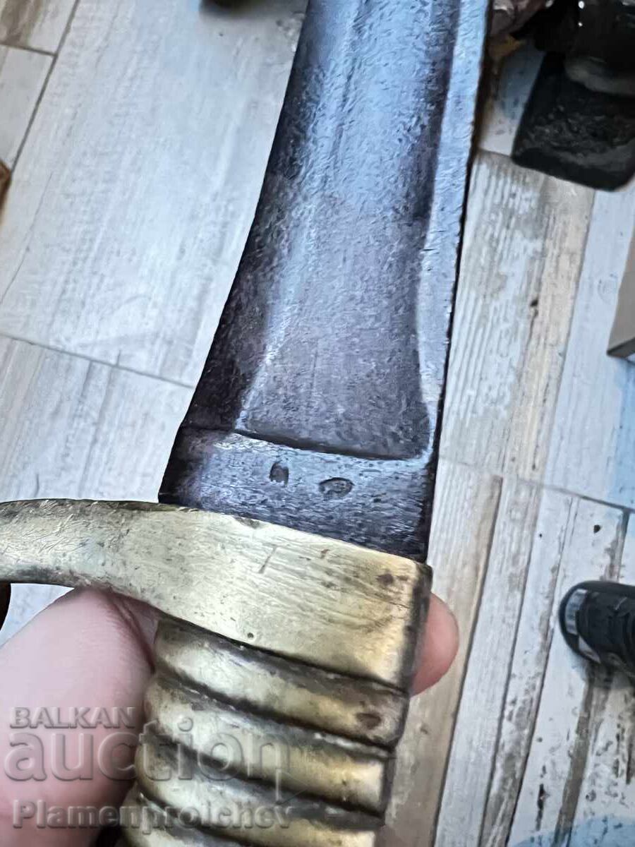 Delivery of SUPER RARE BAYONET DAGGER SWORD YATAGAN SIGNATURE MARKINGS