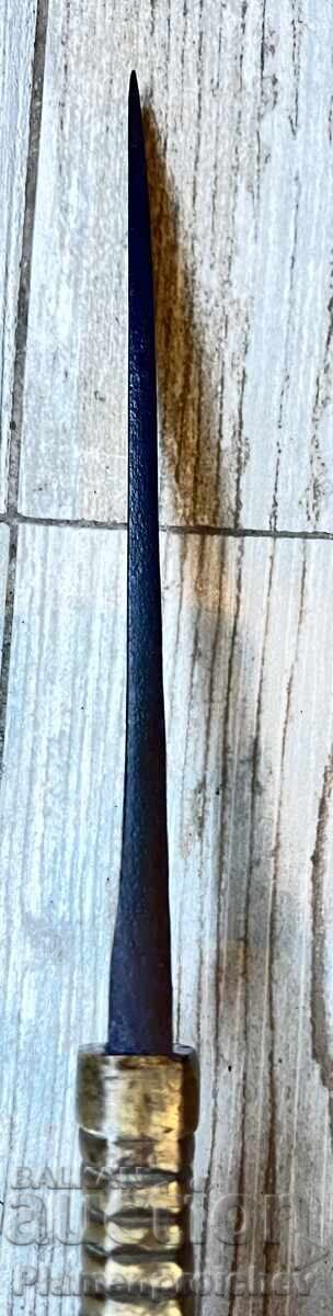 SUPER RARE BAYONET DAGGER SWORD YATAGAN SIGNATURE MARKINGS - 5