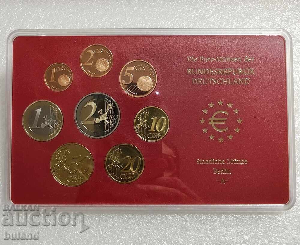 Германия UNC PROOF Евро Сет от 8 Монети 2003 A Цент Цента с цена € 25.00 | 48.90 лв.
