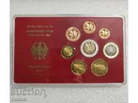 Германия UNC PROOF Евро Сет от 8 Монети 2003 A Цент Цента