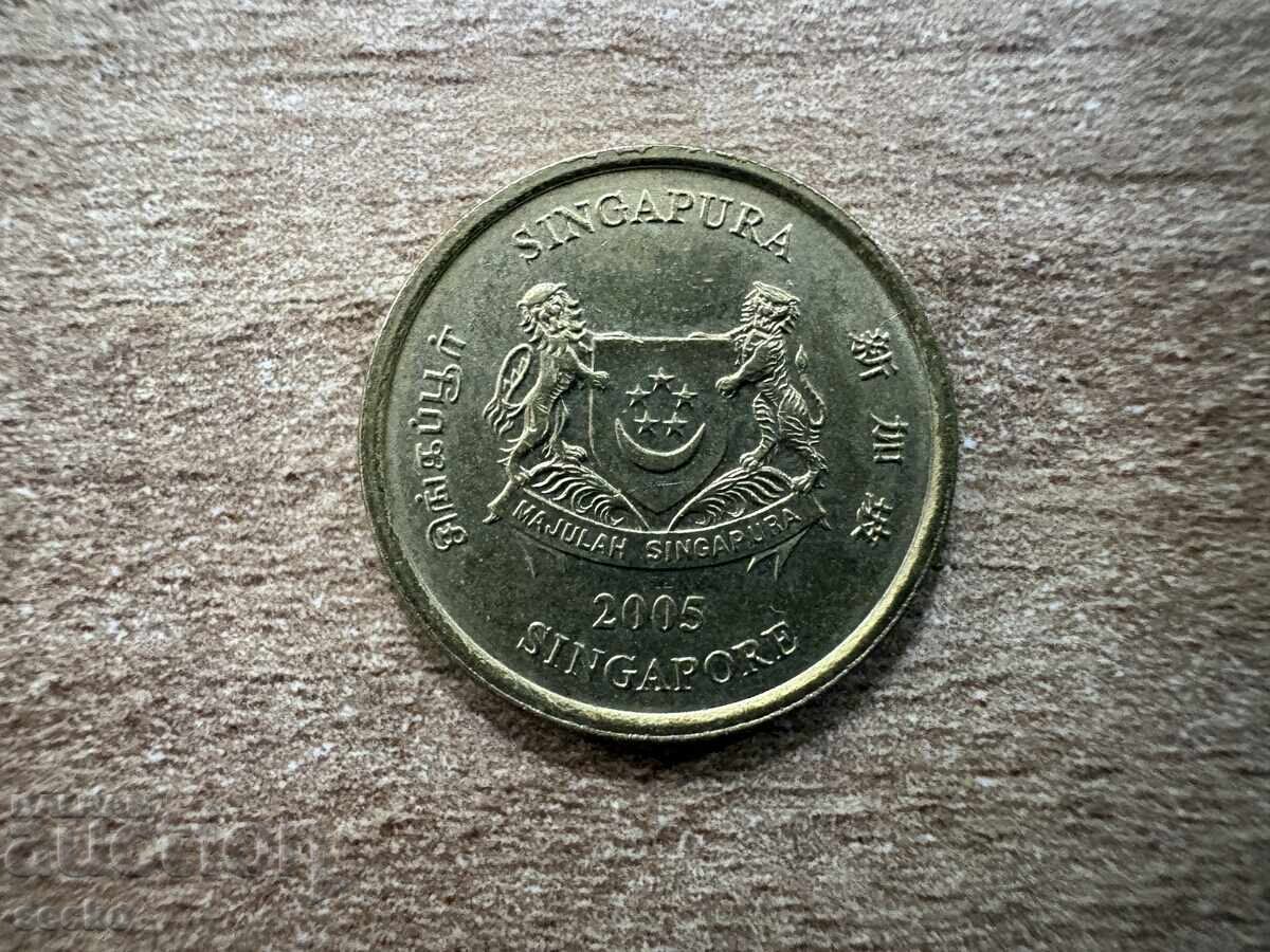 Σιγκαπούρη - 5 σεντ (2005) με τιμή € 0.08 | 0.16 BGN