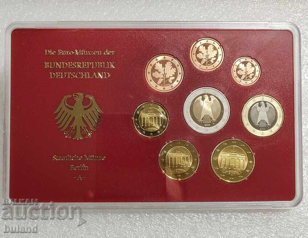 Germany Official PROOF Euro Set 1 Cent to 2 Euro 2004 A