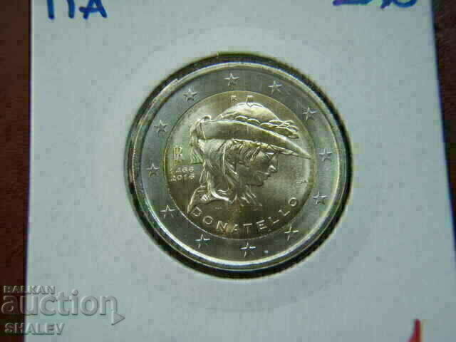 Аукцион 2 euro 2016 Italy "Donatello" (1) /Италия/ - Unc (2 евро)