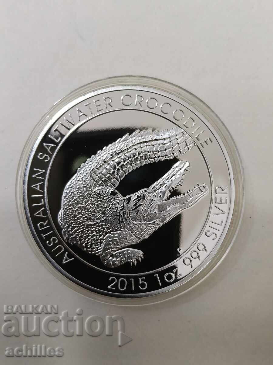 Auction  Australian Crocodile coin