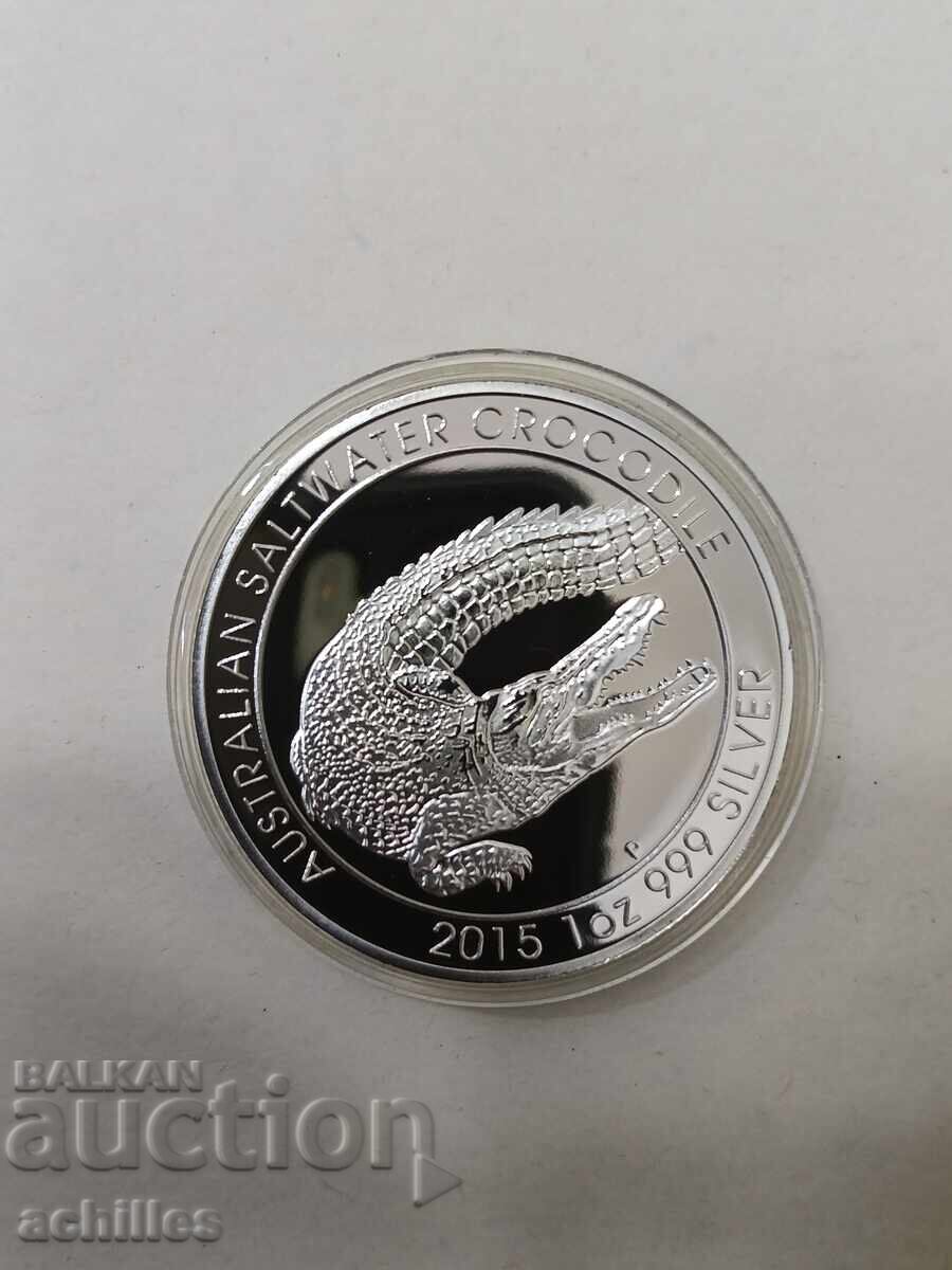 Australian Crocodile coin