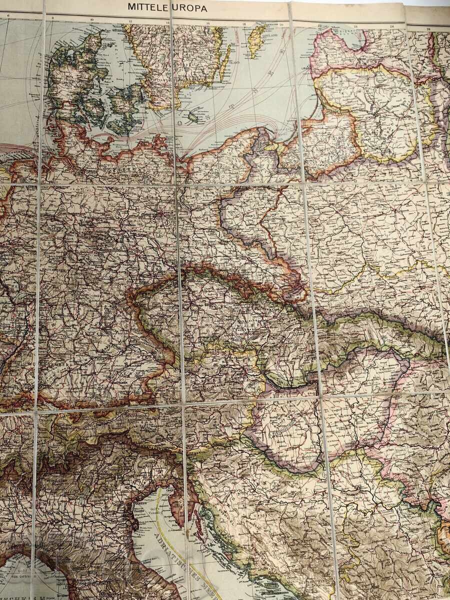 Livrarea HARTĂ VECHE MARE A ȚĂRILOR DIN EUROPA BULGARIA