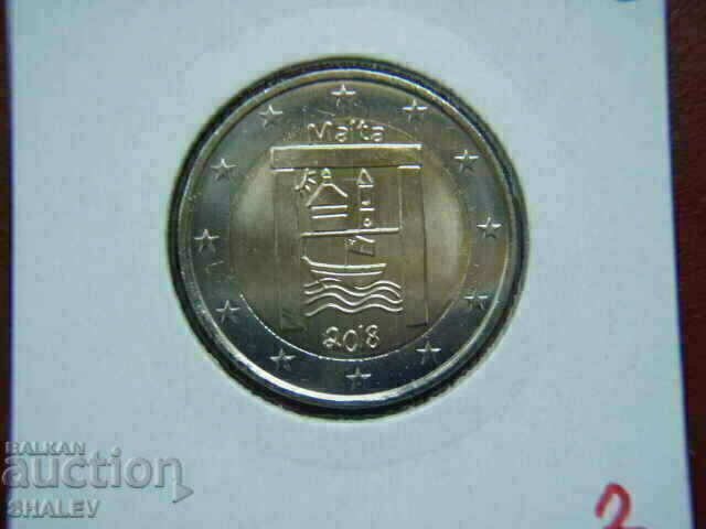 Livrarea 2 euro 2018 Malta "Cultura" (2) /Malta/ - Unc (2 euro)
