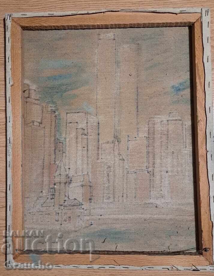 Παράδοση "Bliznatsite" - λάδι, από γνωστό Βούλγαρο ζωγράφο (1931-2014) Παράδοση "Bliznatsite" - λάδι, από γνωστό Βούλγαρο ζωγράφο (1931-2014)