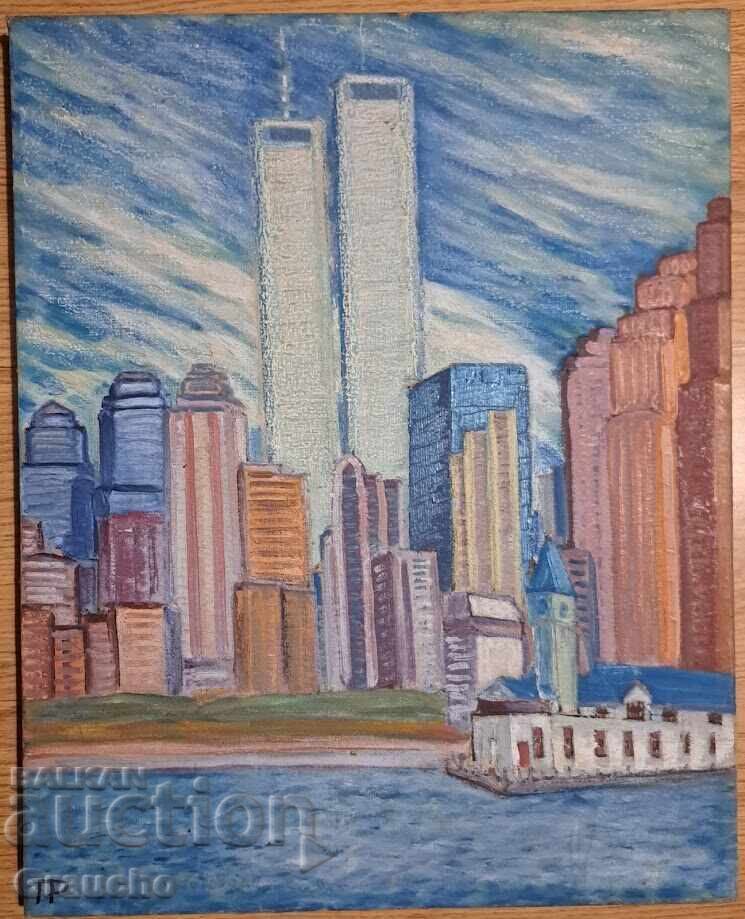 "Bliznatsite" - λάδι, από γνωστό Βούλγαρο ζωγράφο (1931-2014) "Bliznatsite" - λάδι, από γνωστό Βούλγαρο ζωγράφο (1931-2014)