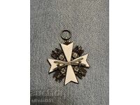 Ordin original Vulturul German clasa a IV-a argint, svastică!