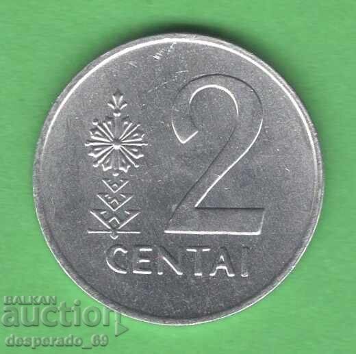 (¯`'•.¸ 2 λεπτά 1991 ΛΙΘΟΥΑΝΙΑ UNC- ¸.•'´¯) με τιμή € 1.00 | 1.96 BGN