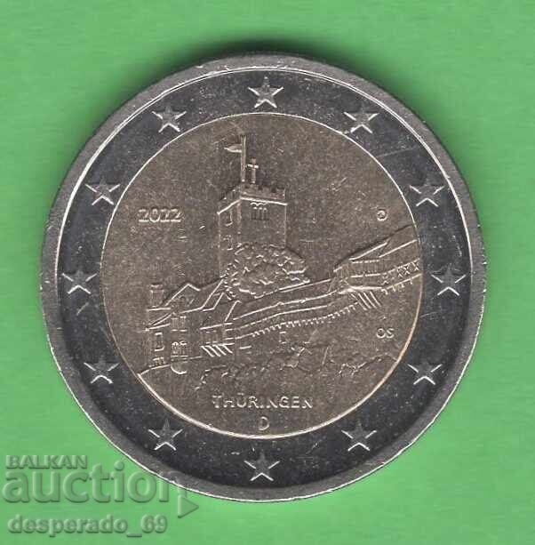 (¯`'•.¸ 2 Euro 2022 D GERMANY ¸.•'´¯)
