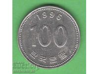 (¯`'•.¸ 100 Won 1996 KOREA ¸.•'´¯)