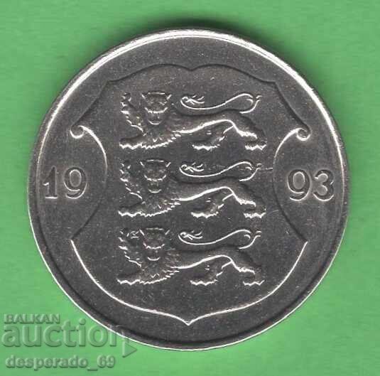 (¯`'•.¸ 1 κορόνα 1993 ΕΣΘΟΝΙΑ ¸.•'´¯) με τιμή € 1.00 | 1.96 BGN