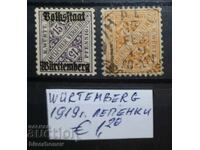 1919, Germania, Württemberg, urme de șarnieră