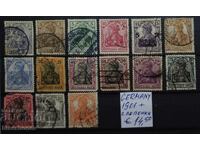 1901-1920, Germania, Imperiul German, urme de ștampilă