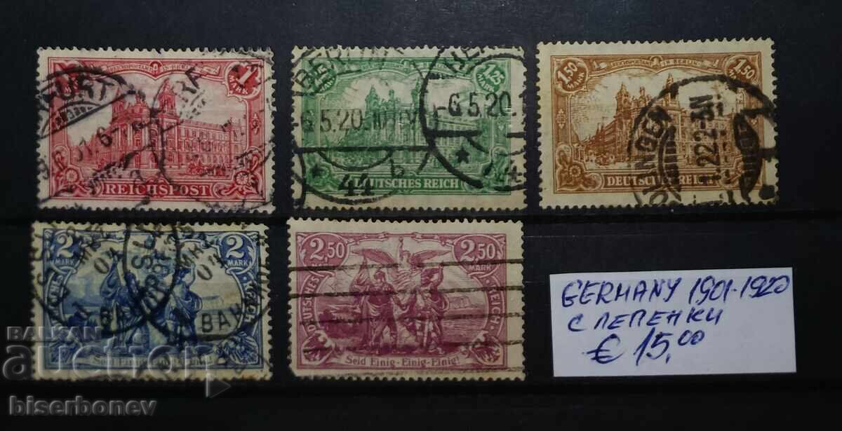 1901 g., Germaniya, Germanska imperiya, sledi ot lepenki