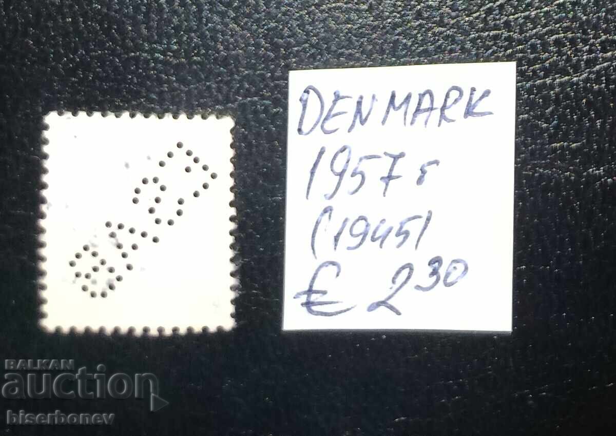 1957, Danemarca, spate curat cu preț € 2.30 | 4.50 BGN