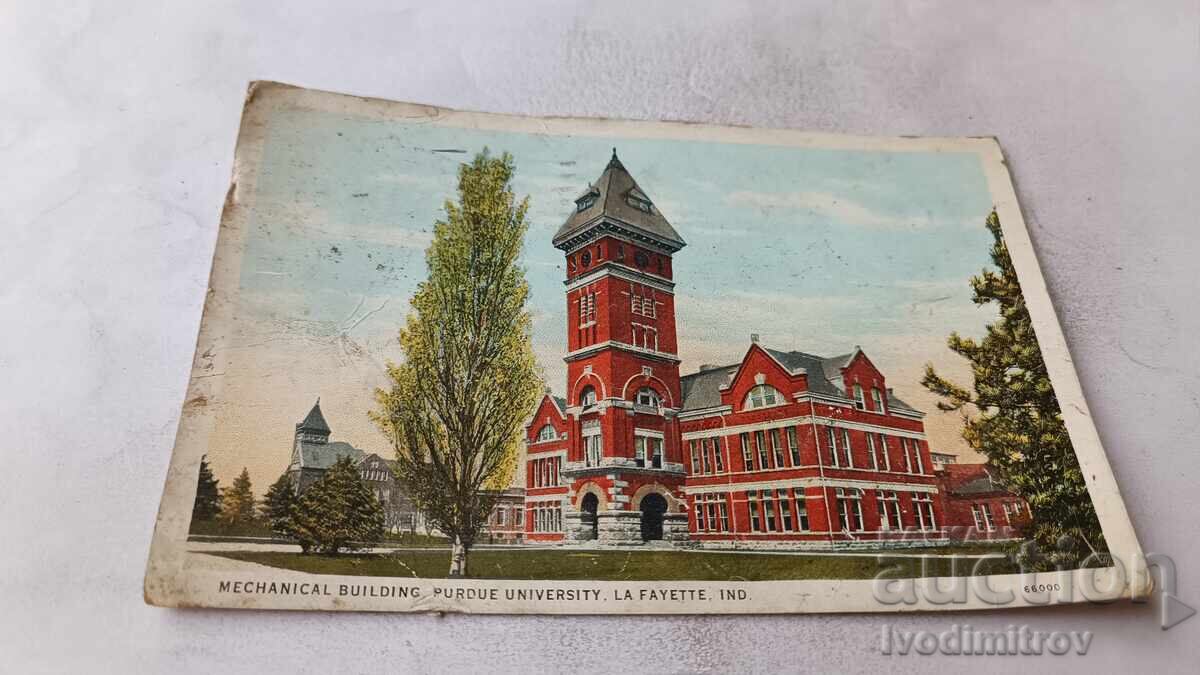 Clădirea de Mecanică La Fayette, Universitatea Purdue 1934