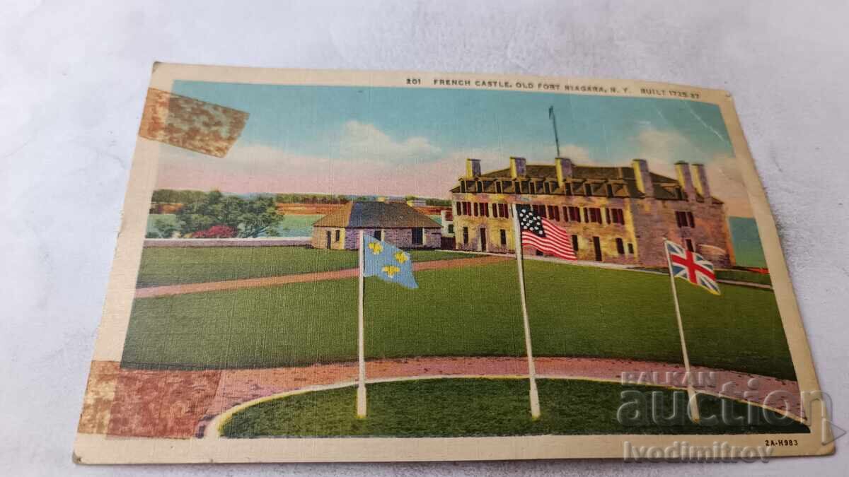 Postcard Old Fort Niagara French Castle